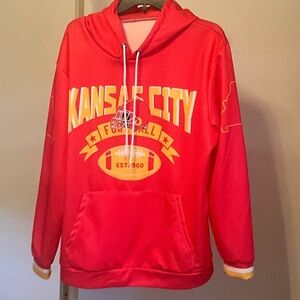 Kansas City Football Red Hoodie